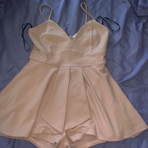 Blush Pink Romper Dress